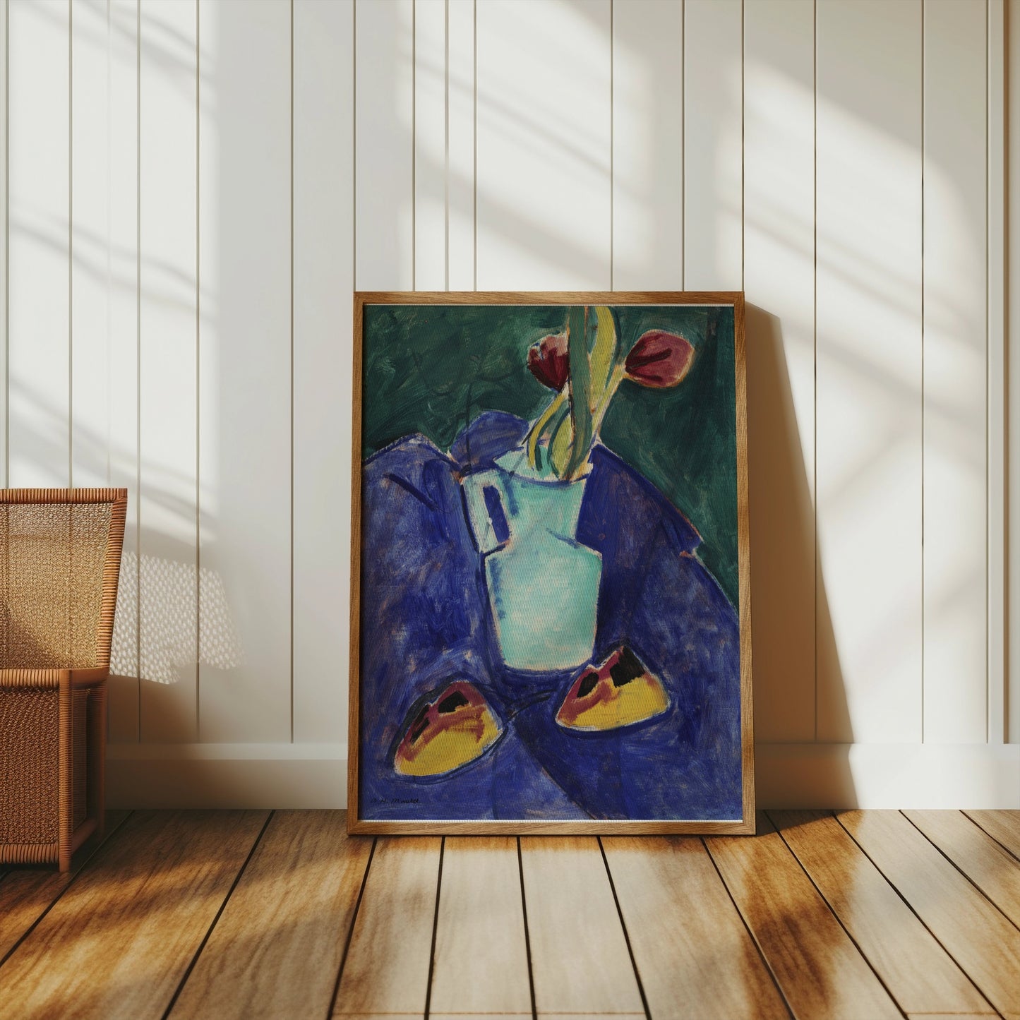 Premium Poster of Unique Colorful Abstract Still Life Floral Art Posters