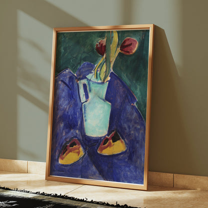 Premium Poster of Unique Colorful Abstract Still Life Floral Art Posters