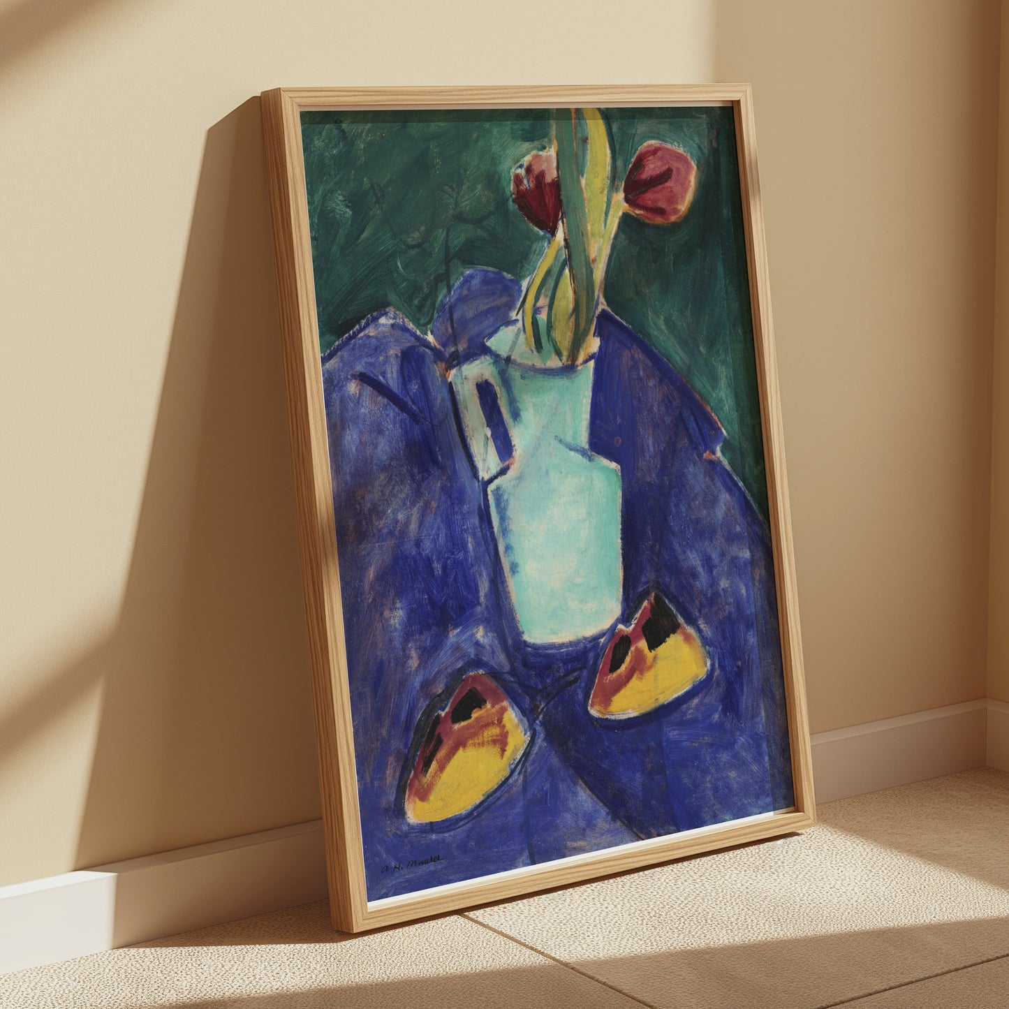 Premium Poster of Unique Colorful Abstract Still Life Floral Art Posters