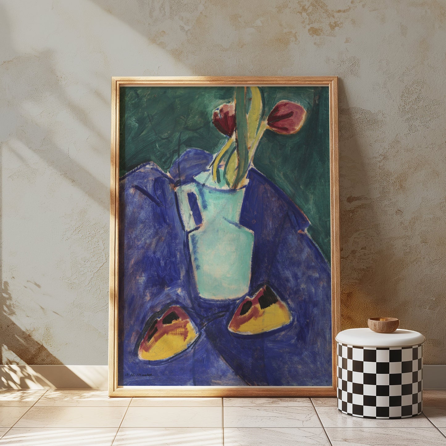Premium Poster of Unique Colorful Abstract Still Life Floral Art Posters