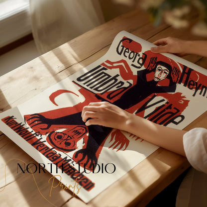 Premium Poster of Unique Umbra Vitae Artwork Poster for Artistic Ambience Posters