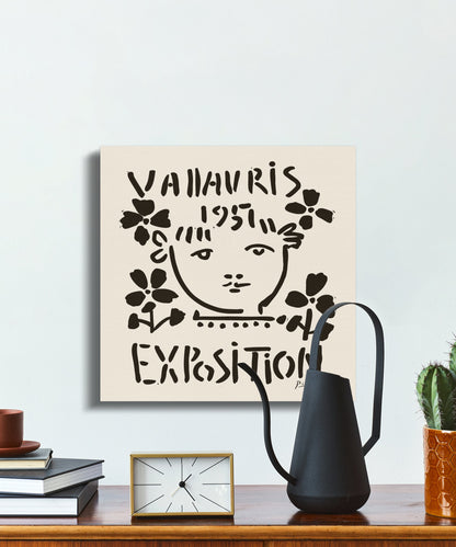 Premium Poster of Vallauris 1957 Exposition Picasso Wall Art Canvas Wraps