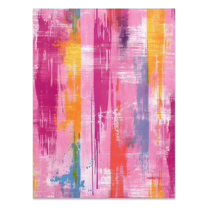 Premium Poster of Vibrant Abstract Art Colorful Brush Strokes Posters