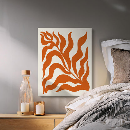 Premium Poster of Vibrant Abstract Floral Designed Wall Canvas Wraps
