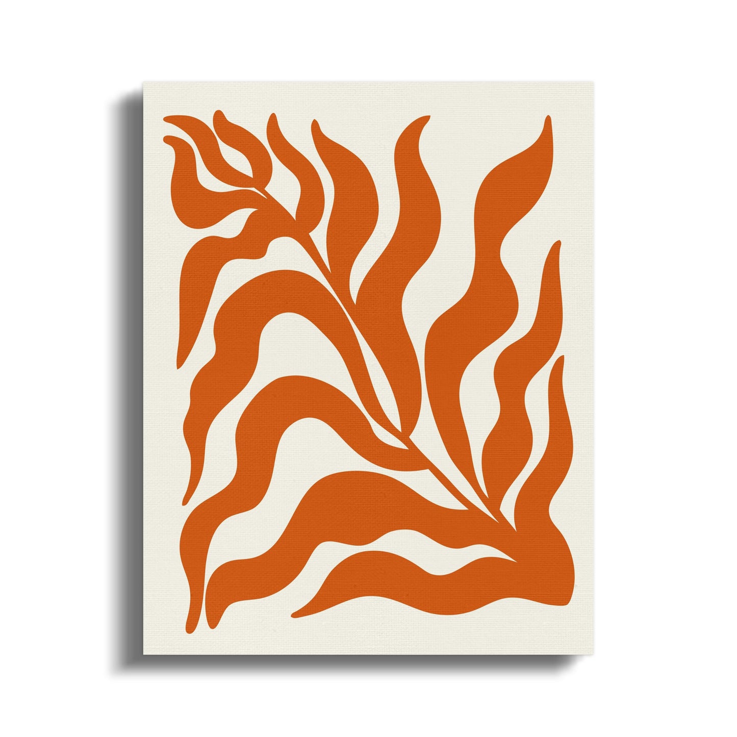 Premium Poster of Vibrant Abstract Floral Designed Wall Canvas Wraps