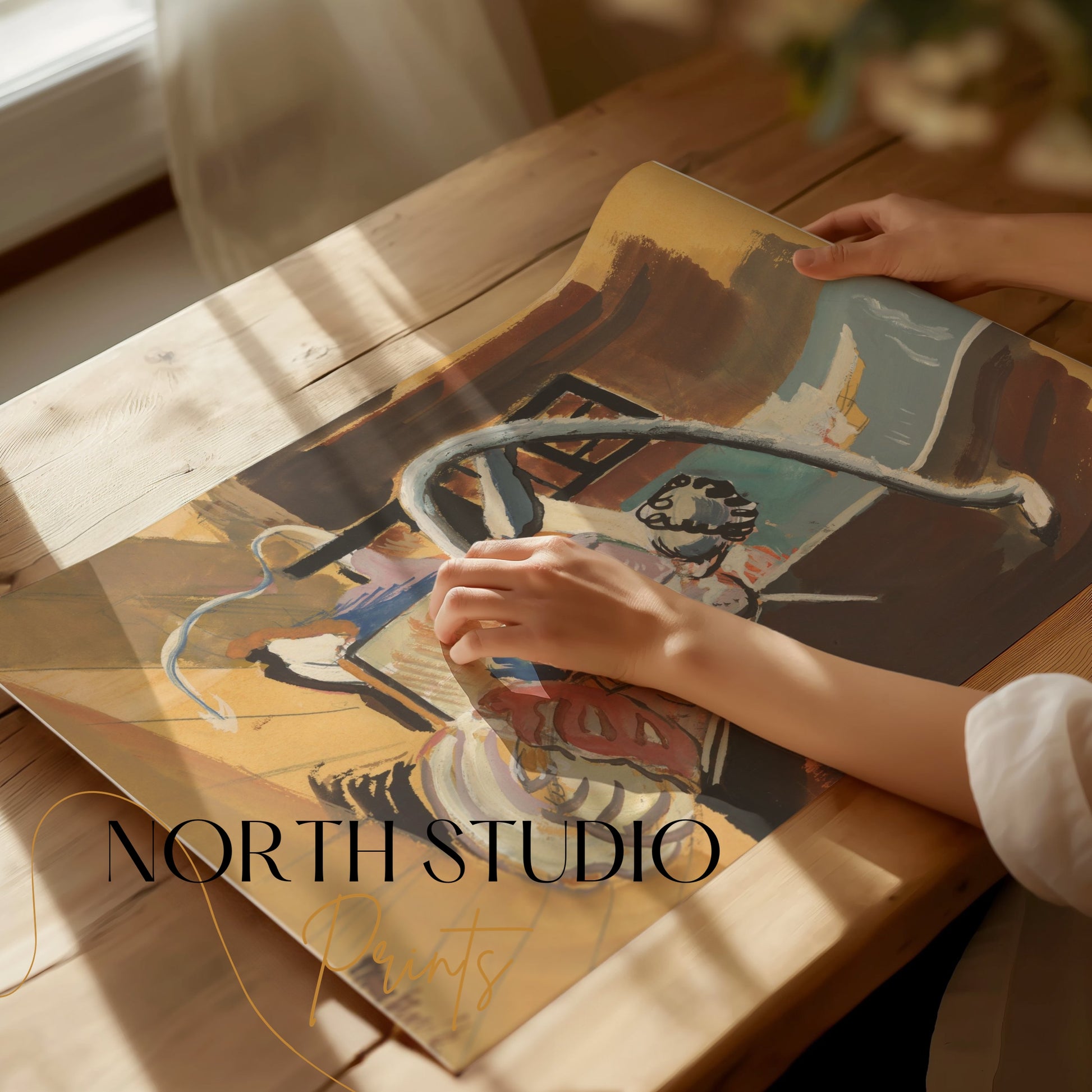 Premium Poster of Vibrant Art Print Captivating Abstract Design Posters