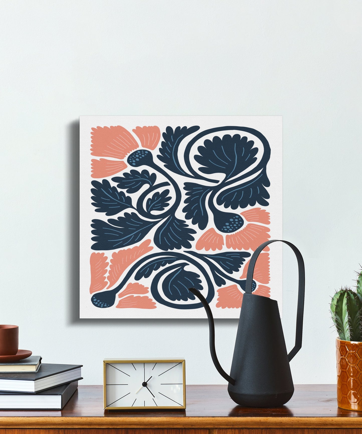Premium Poster of Vibrant Botanical Illustration Floral Canvas Wraps