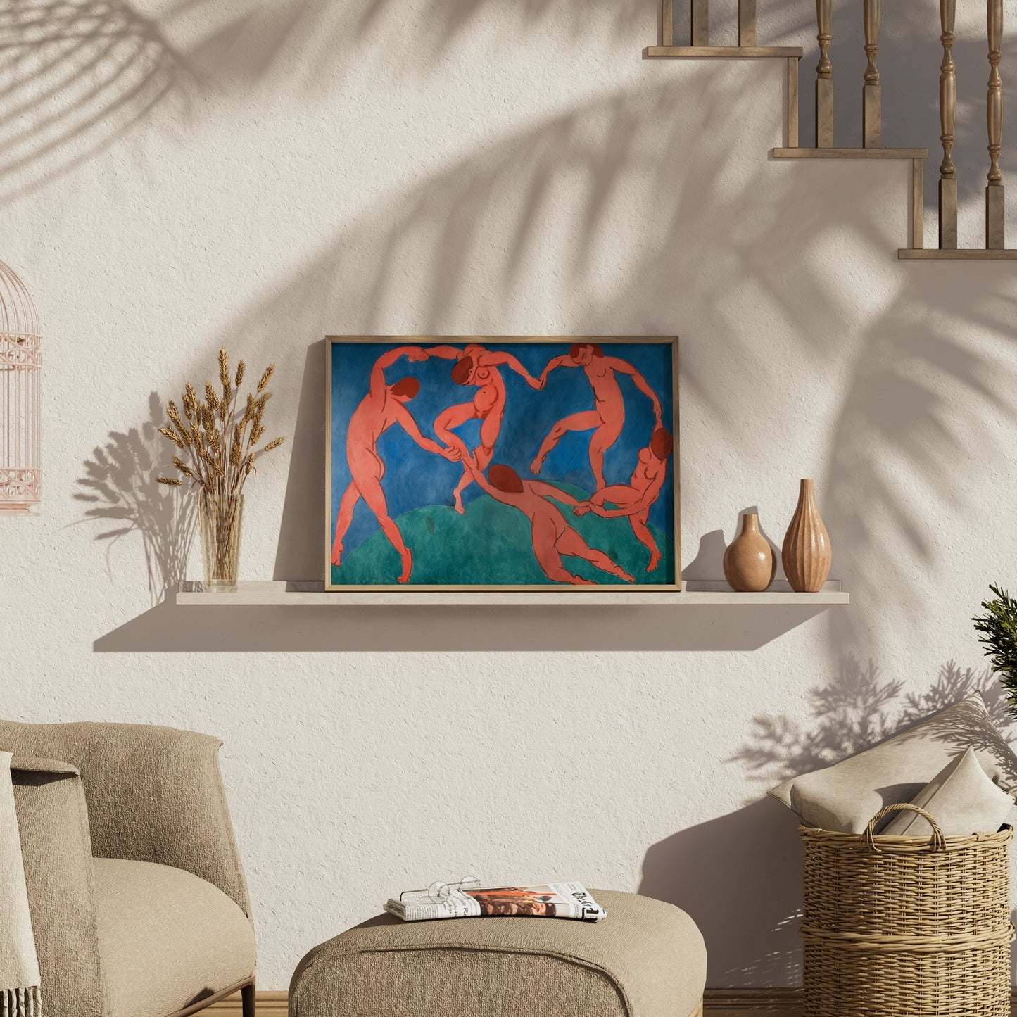 Premium Poster of Vibrant Dance Artwork Matisse Inspired Art Posters