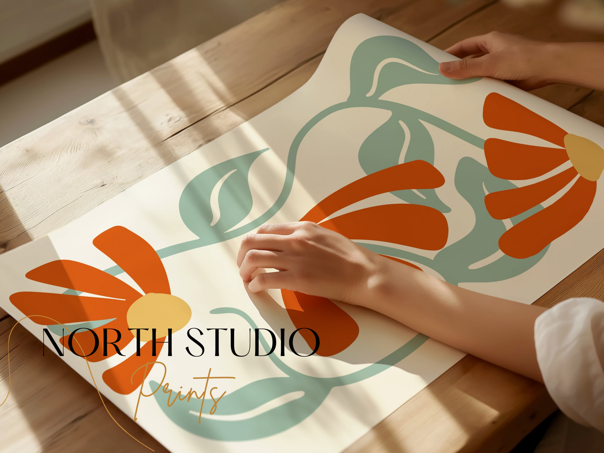 Premium Poster of Vibrant Floral Design Posters