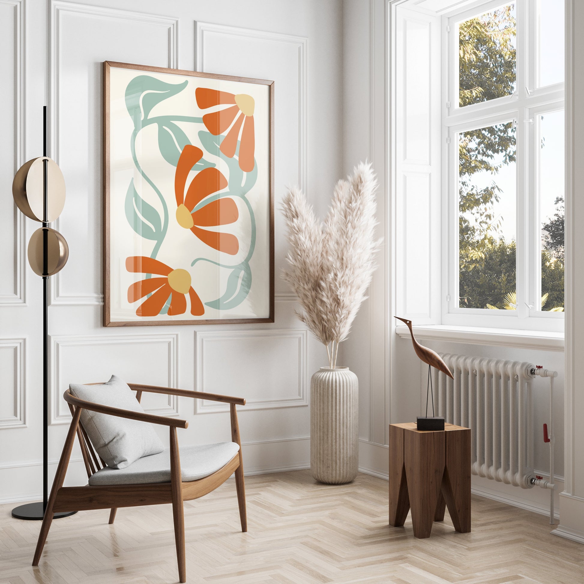 Premium Poster of Vibrant Floral Design Posters