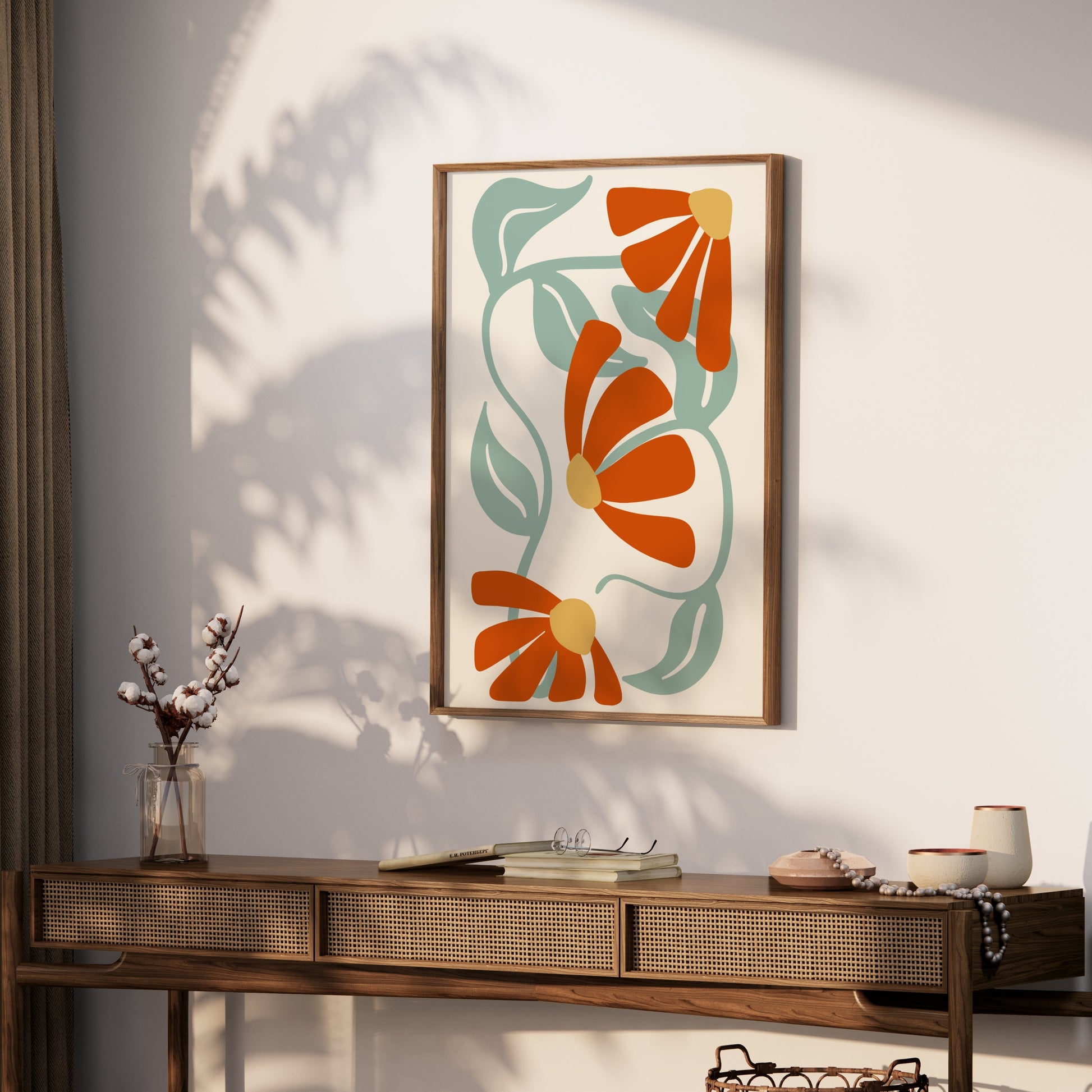 Premium Poster of Vibrant Floral Design Posters