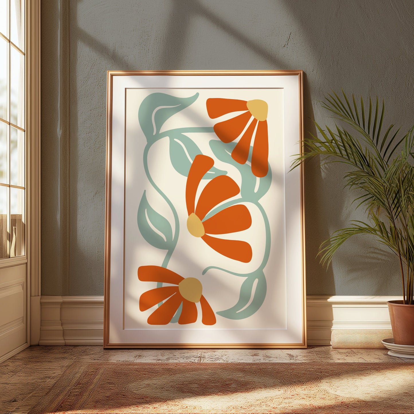 Premium Poster of Vibrant Floral Design Posters