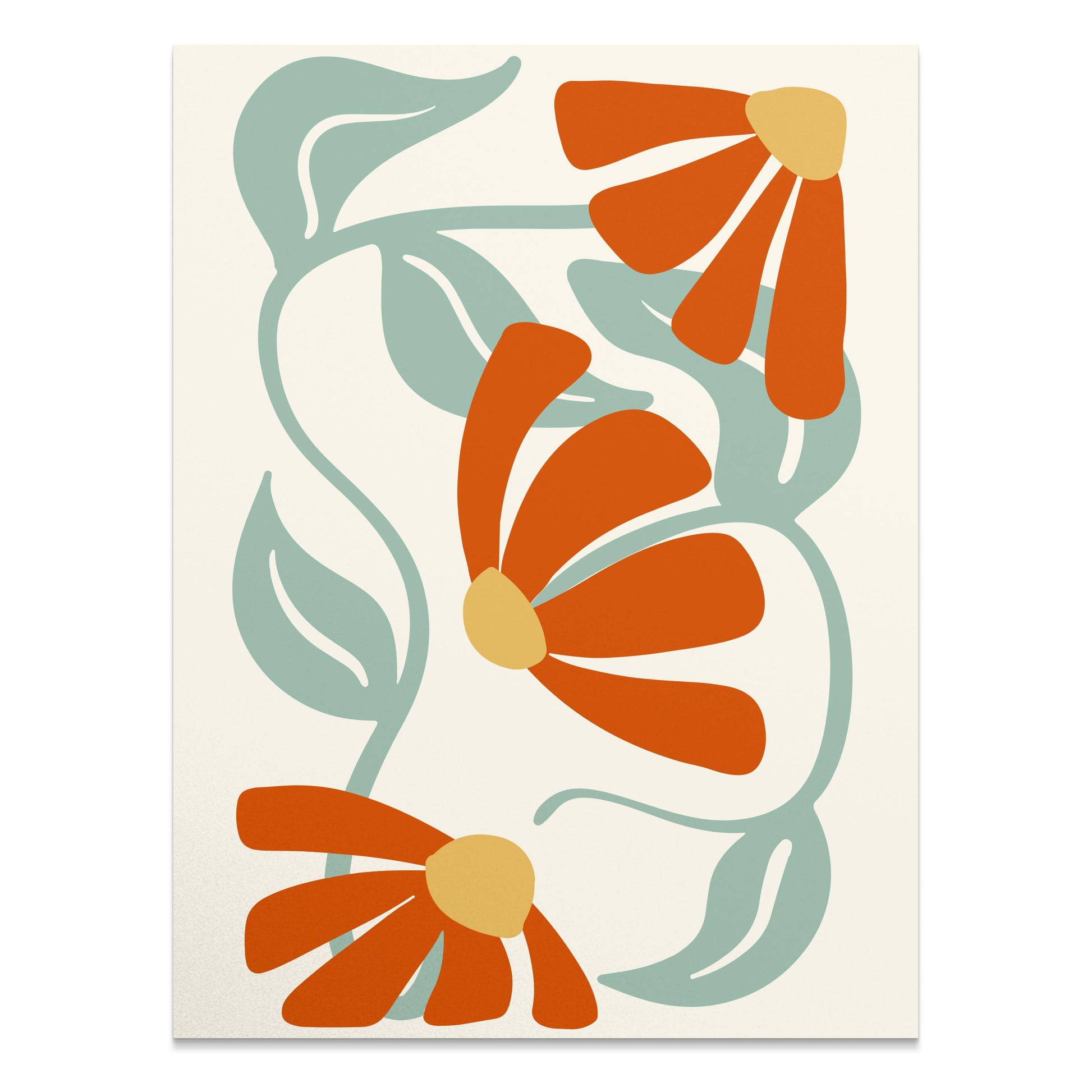 Premium Poster of Vibrant Floral Design Posters