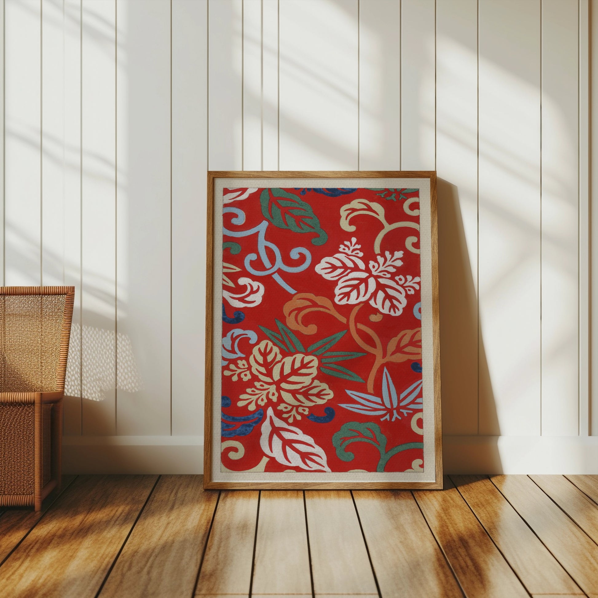 Premium Poster of Vibrant Floral Pattern Design Decorative Wall Posters
