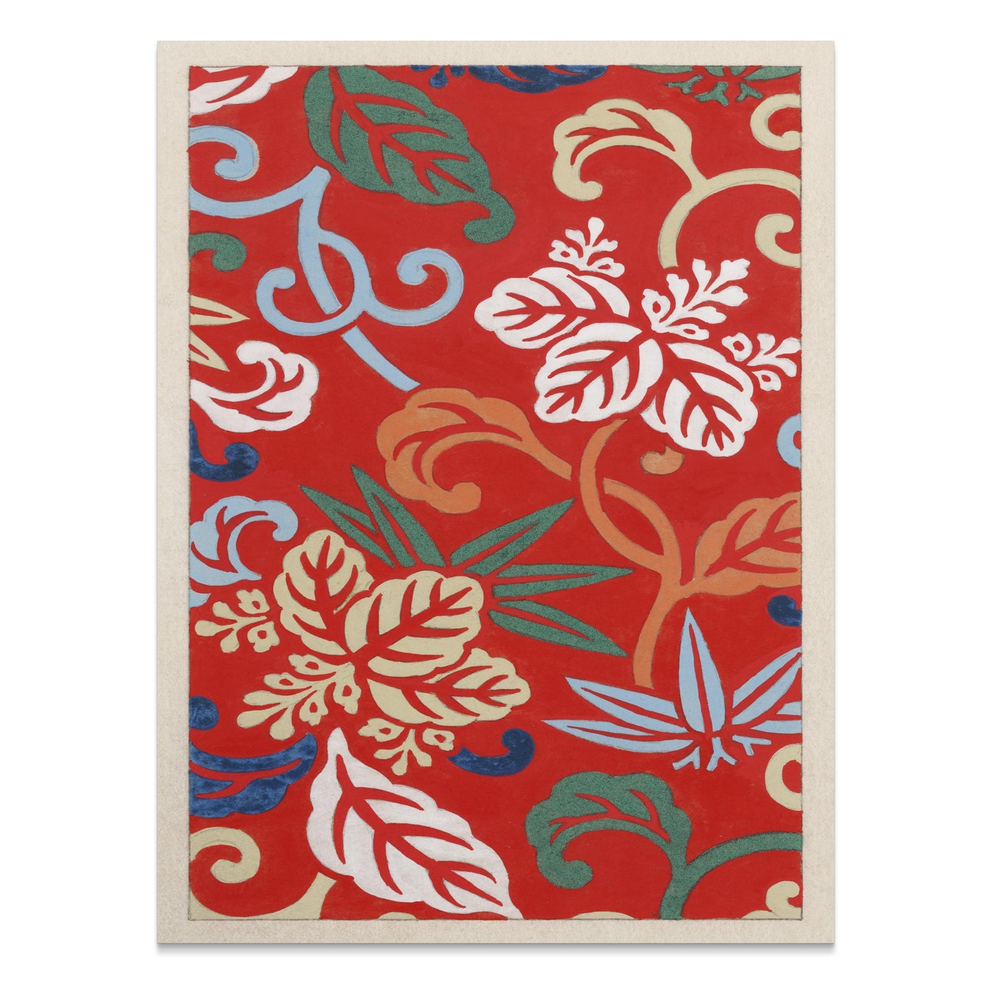 Premium Poster of Vibrant Floral Pattern Design Decorative Wall Posters