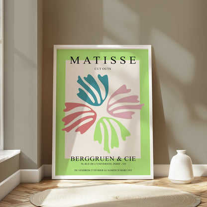 Premium Poster of Vibrant Matisse Cut Outs Berggruen Art Exhibition Posters