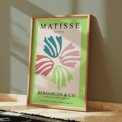 Premium Poster of Vibrant Matisse Cut Outs Berggruen Art Exhibition Posters