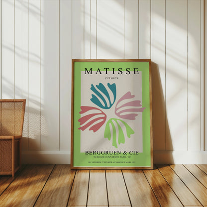Premium Poster of Vibrant Matisse Cut Outs Berggruen Art Exhibition Posters