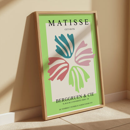 Premium Poster of Vibrant Matisse Cut Outs Berggruen Art Exhibition Posters