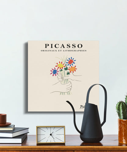Premium Poster of Vibrant Picasso Originals and Lithographies Canvas Wraps