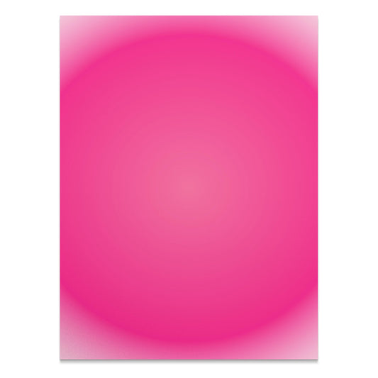 Premium Poster of Vibrant Pink Gradient Circle Art Print Posters