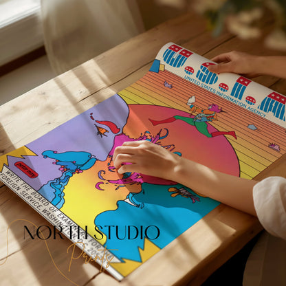 Premium Poster of Vibrant United States Information Agency Art Posters