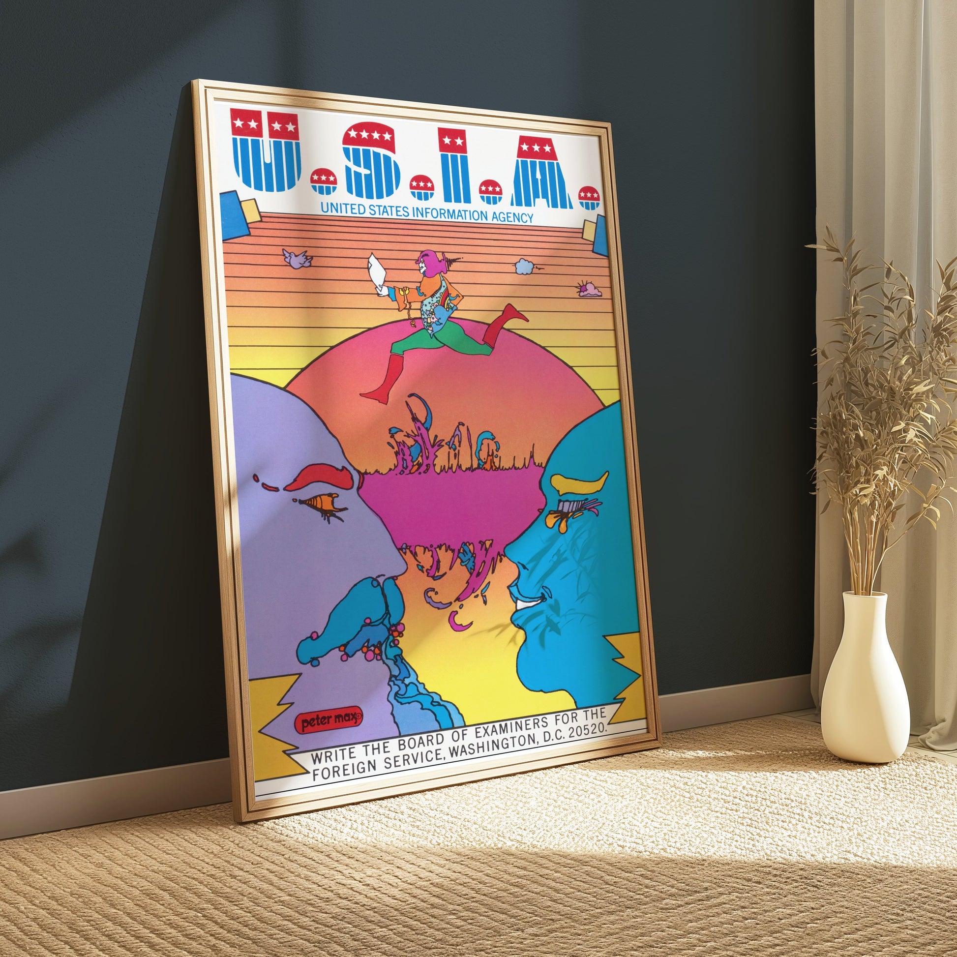 Premium Poster of Vibrant United States Information Agency Art Posters