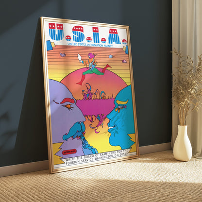 Premium Poster of Vibrant United States Information Agency Art Posters