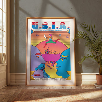 Premium Poster of Vibrant United States Information Agency Art Posters