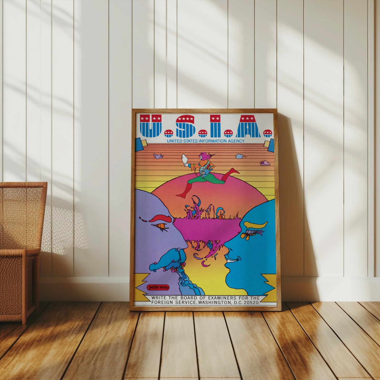 Premium Poster of Vibrant United States Information Agency Art Posters