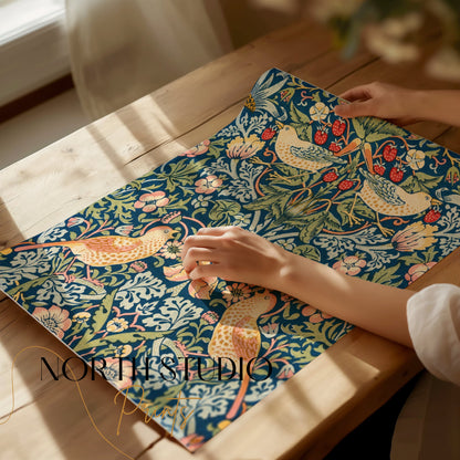 Premium Poster of Vibrant William Morris Strawberry Thief Posters