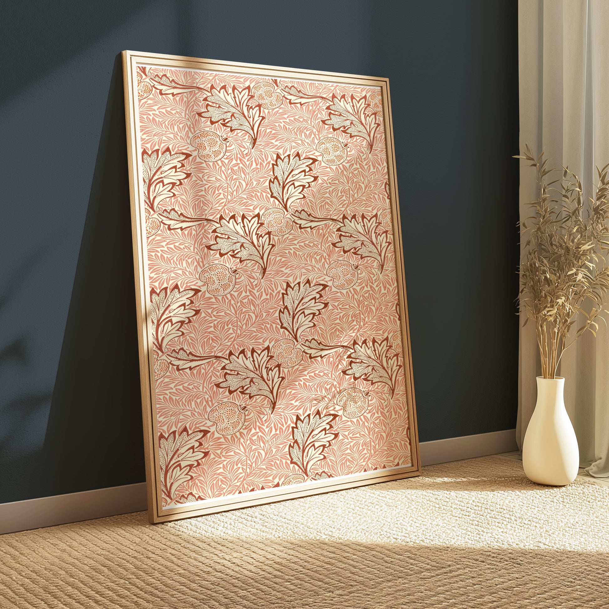 Premium Poster of Victorian Floral Design Vintage Style Posters