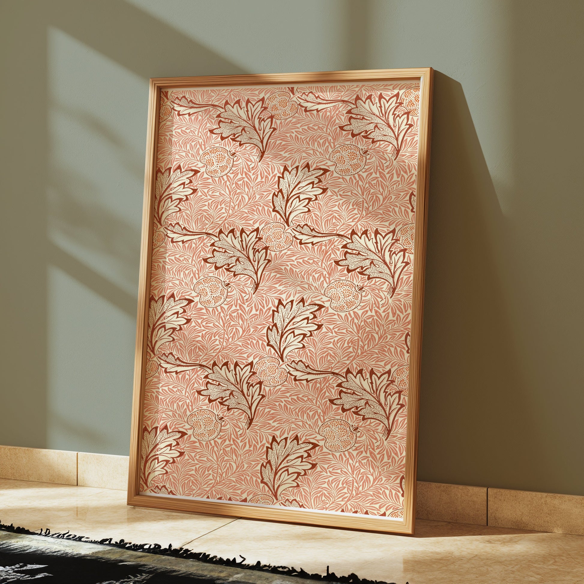 Premium Poster of Victorian Floral Design Vintage Style Posters