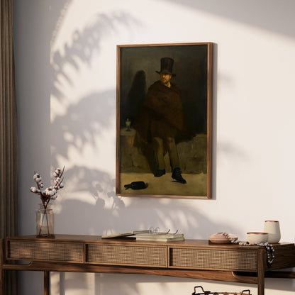 Premium Poster of Victorian Gentleman in Dark Attire Art Print Posters