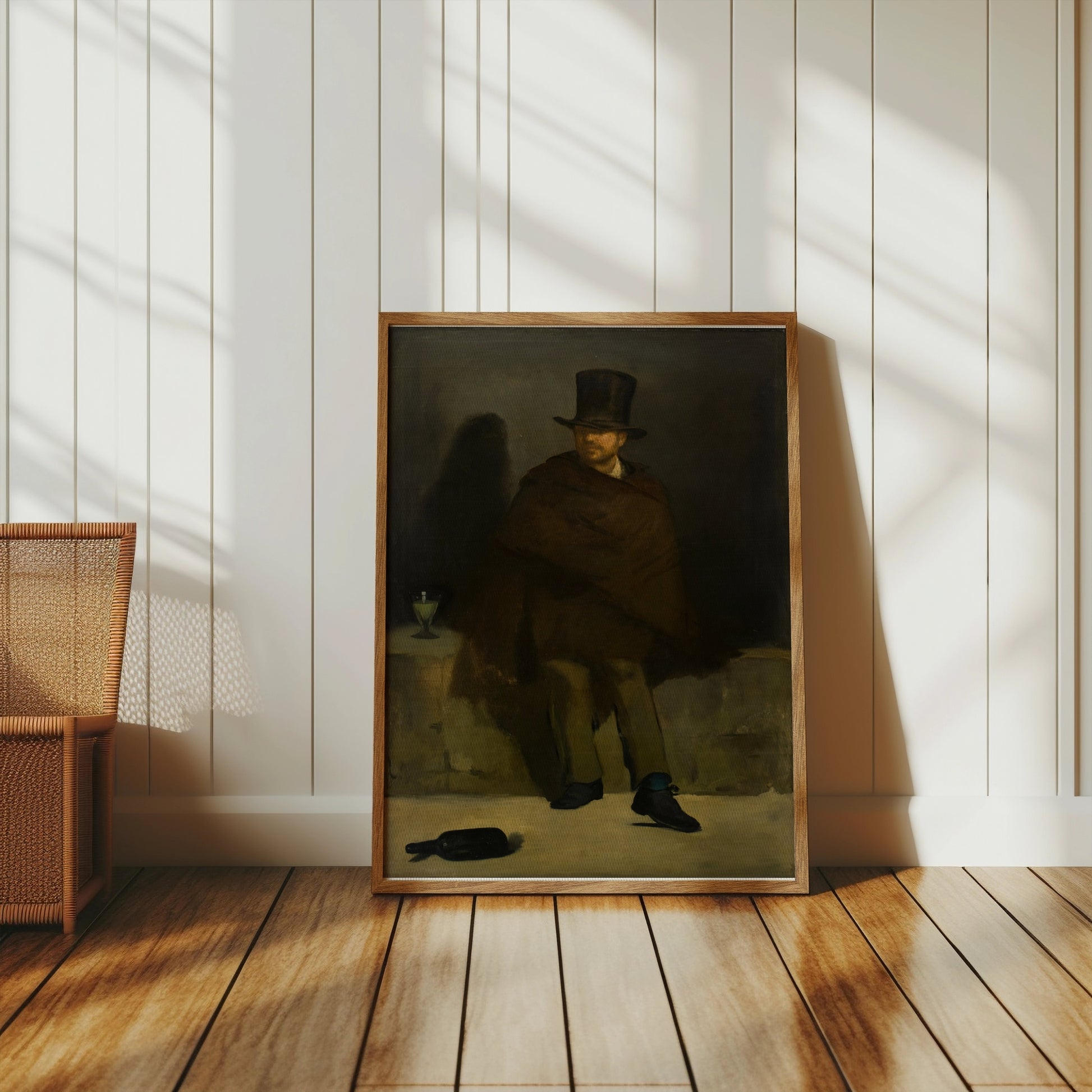 Premium Poster of Victorian Gentleman in Dark Attire Art Print Posters