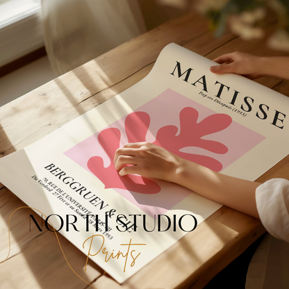 Premium Poster of Vintage Art Exhibition Matisse Berggruen Posters