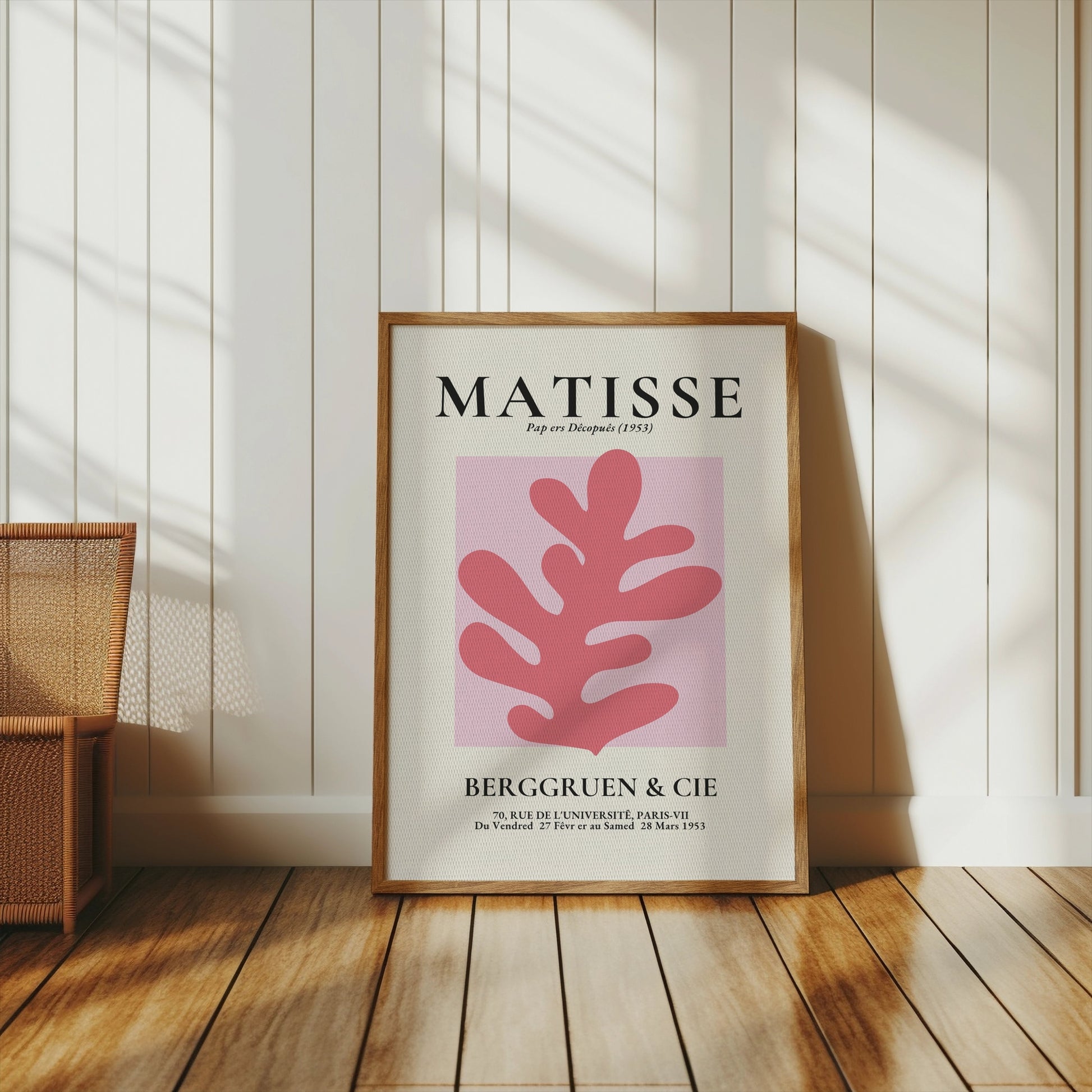 Premium Poster of Vintage Art Exhibition Matisse Berggruen Posters