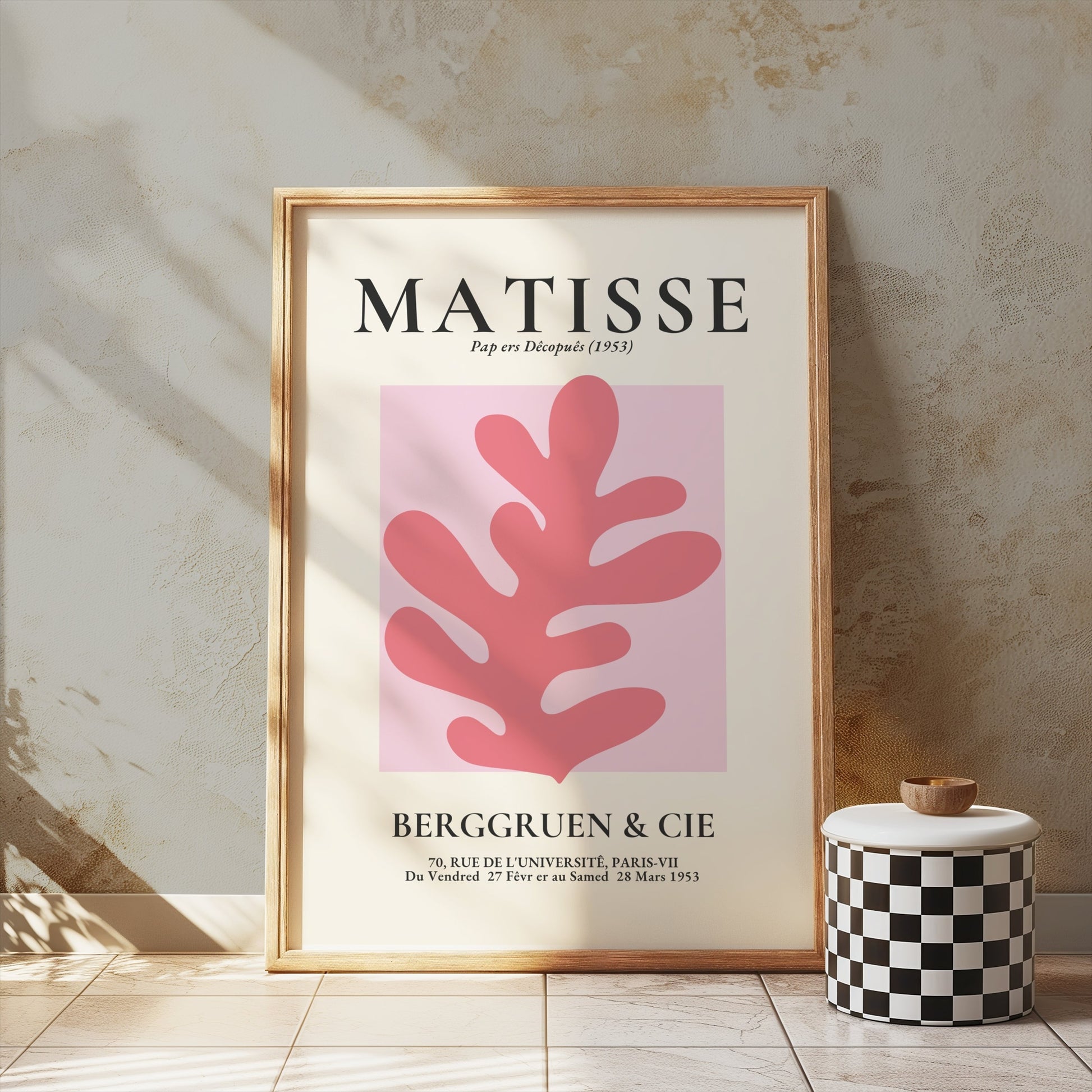 Premium Poster of Vintage Art Exhibition Matisse Berggruen Posters