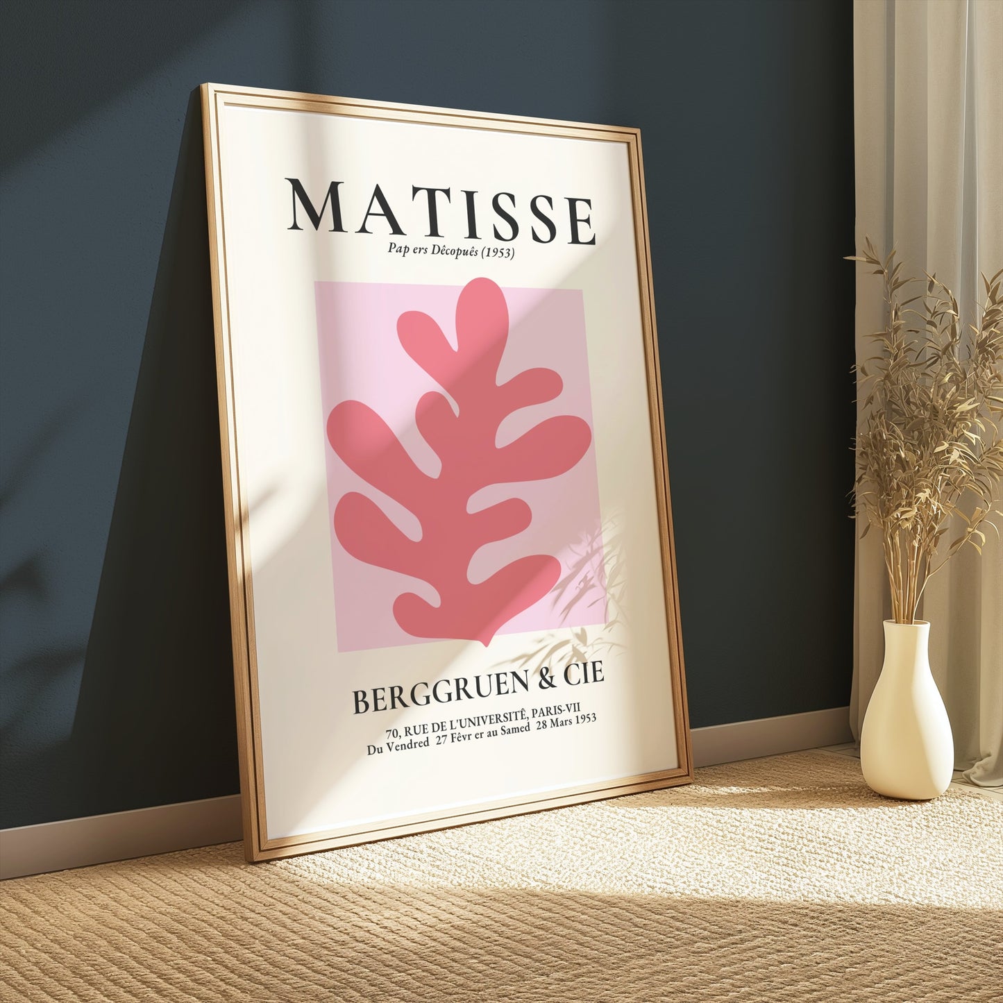 Premium Poster of Vintage Art Exhibition Matisse Berggruen Posters