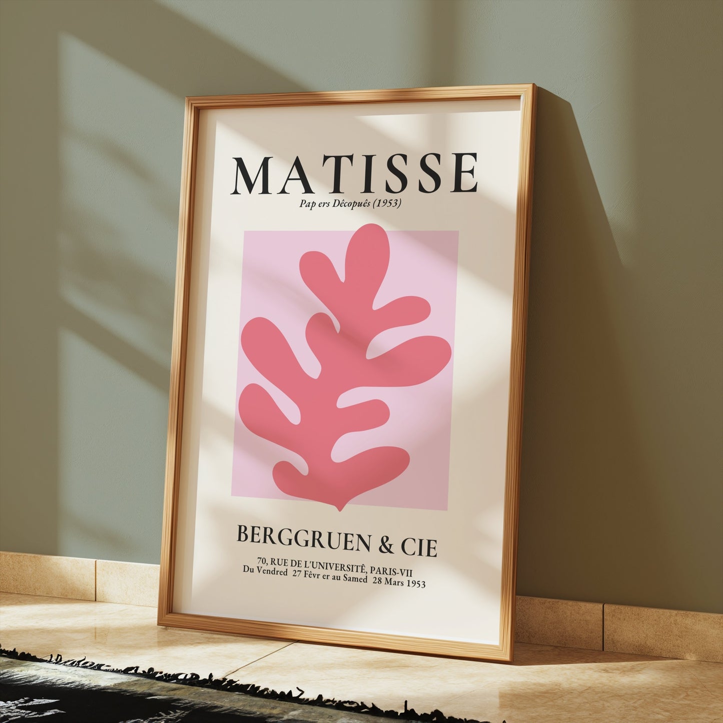 Premium Poster of Vintage Art Exhibition Matisse Berggruen Posters