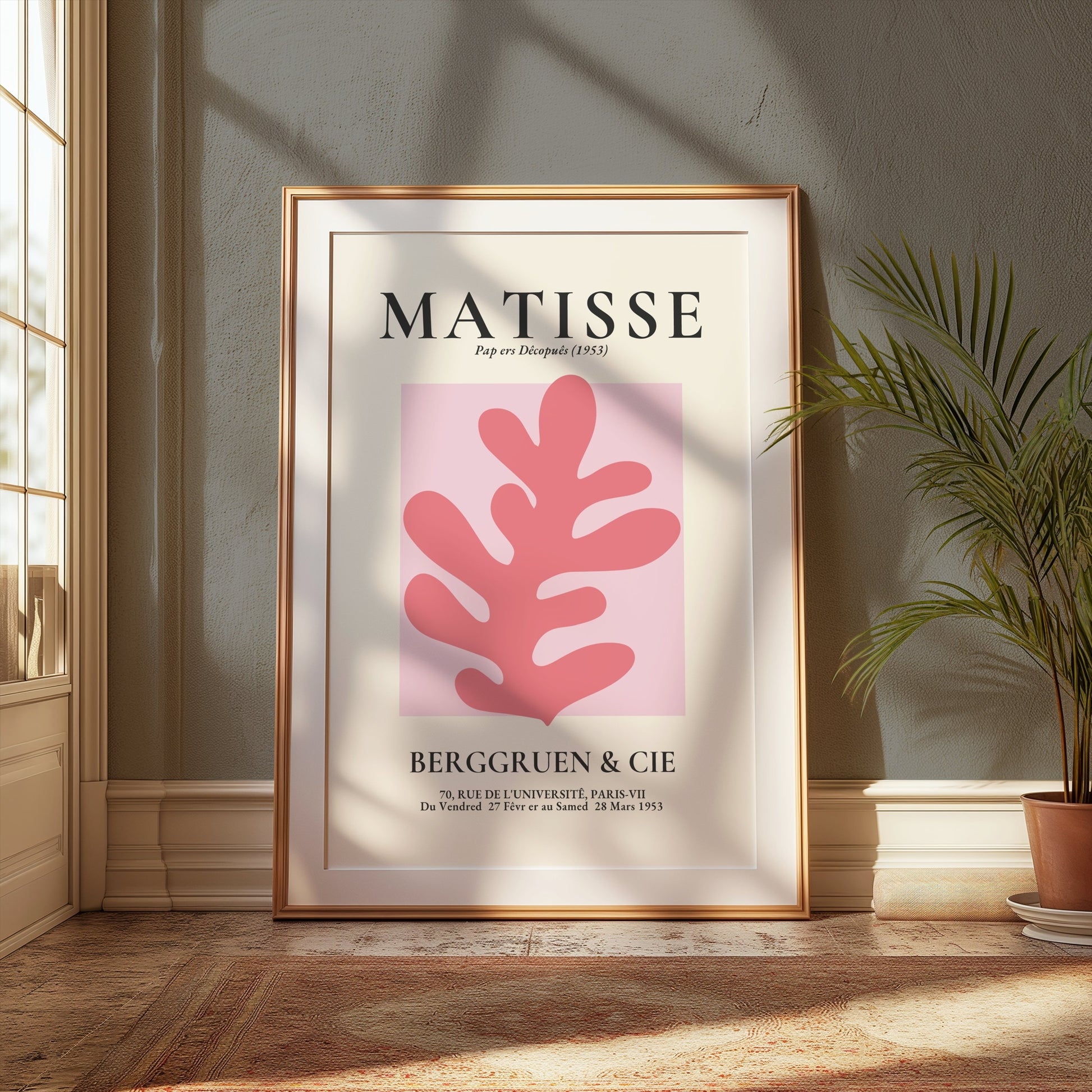 Premium Poster of Vintage Art Exhibition Matisse Berggruen Posters