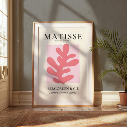 Premium Poster of Vintage Art Exhibition Matisse Berggruen Posters