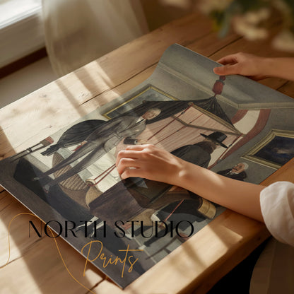 Premium Poster of Vintage Art of Elegant Interior Design Posters