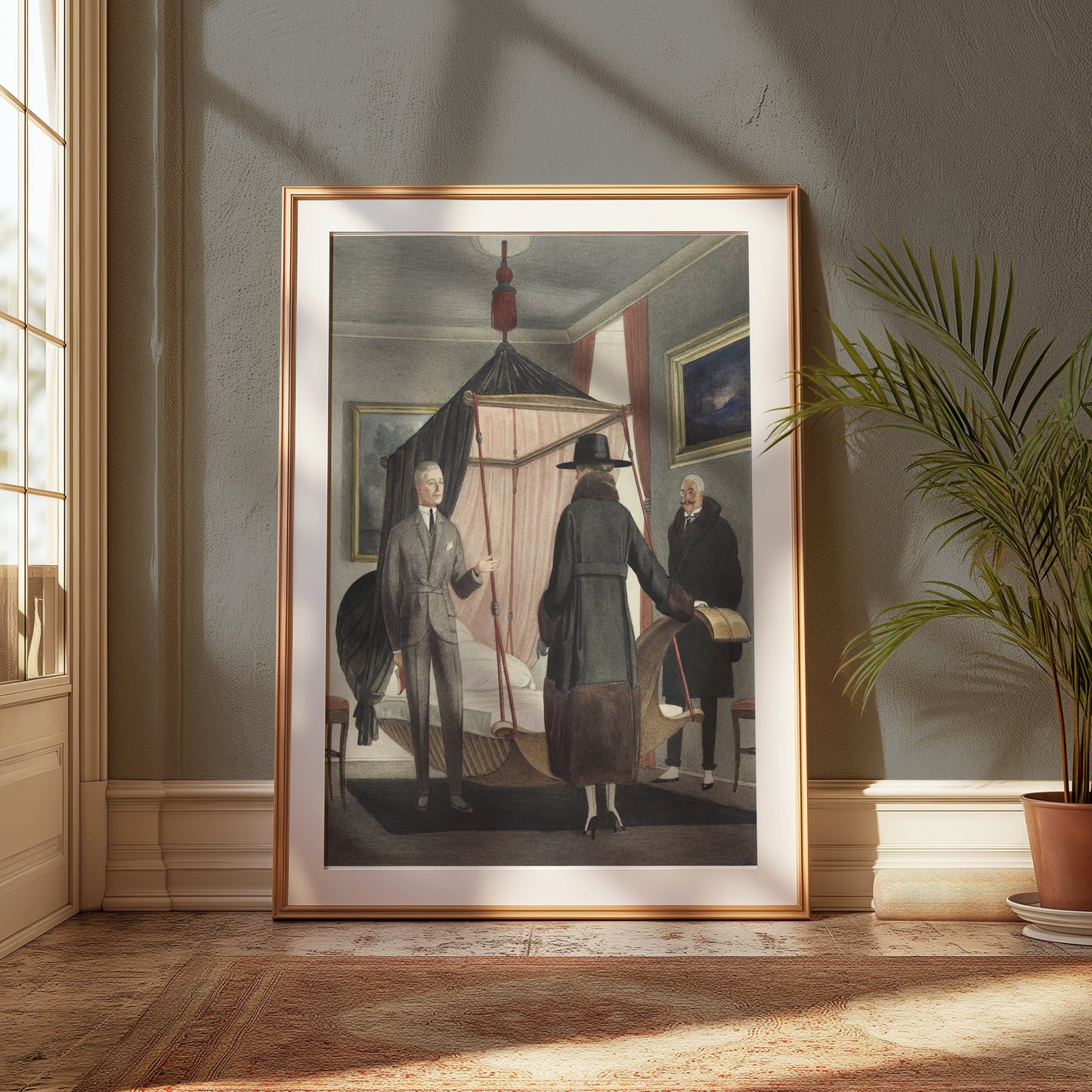 Premium Poster of Vintage Art of Elegant Interior Design Posters