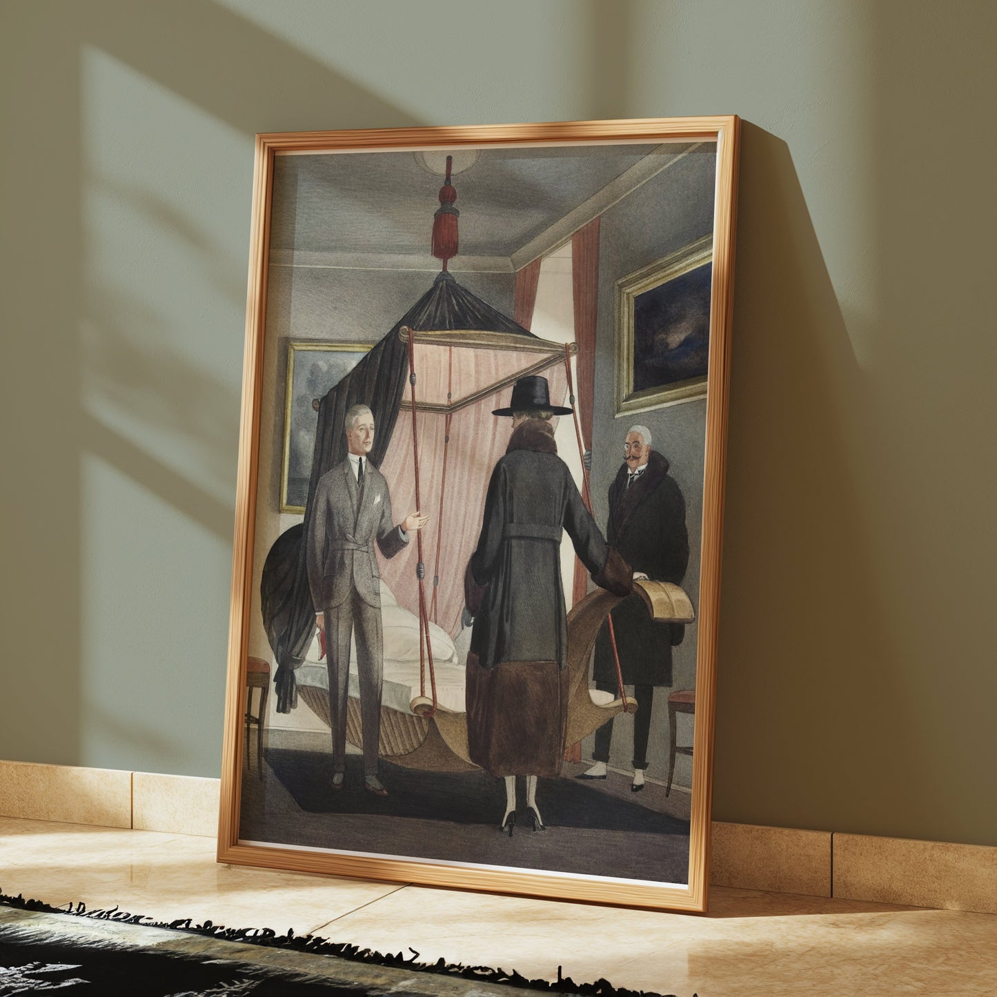 Premium Poster of Vintage Art of Elegant Interior Design Posters