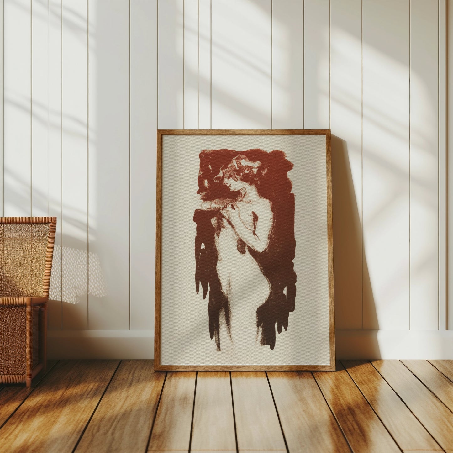 Premium Poster of Vintage Artistic Female Figure Art Nouveau Style Posters