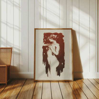 Premium Poster of Vintage Artistic Female Figure Art Nouveau Style Posters