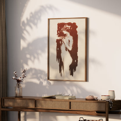Premium Poster of Vintage Artistic Female Figure Art Nouveau Style Posters
