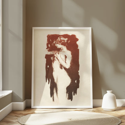 Premium Poster of Vintage Artistic Female Figure Art Nouveau Style Posters