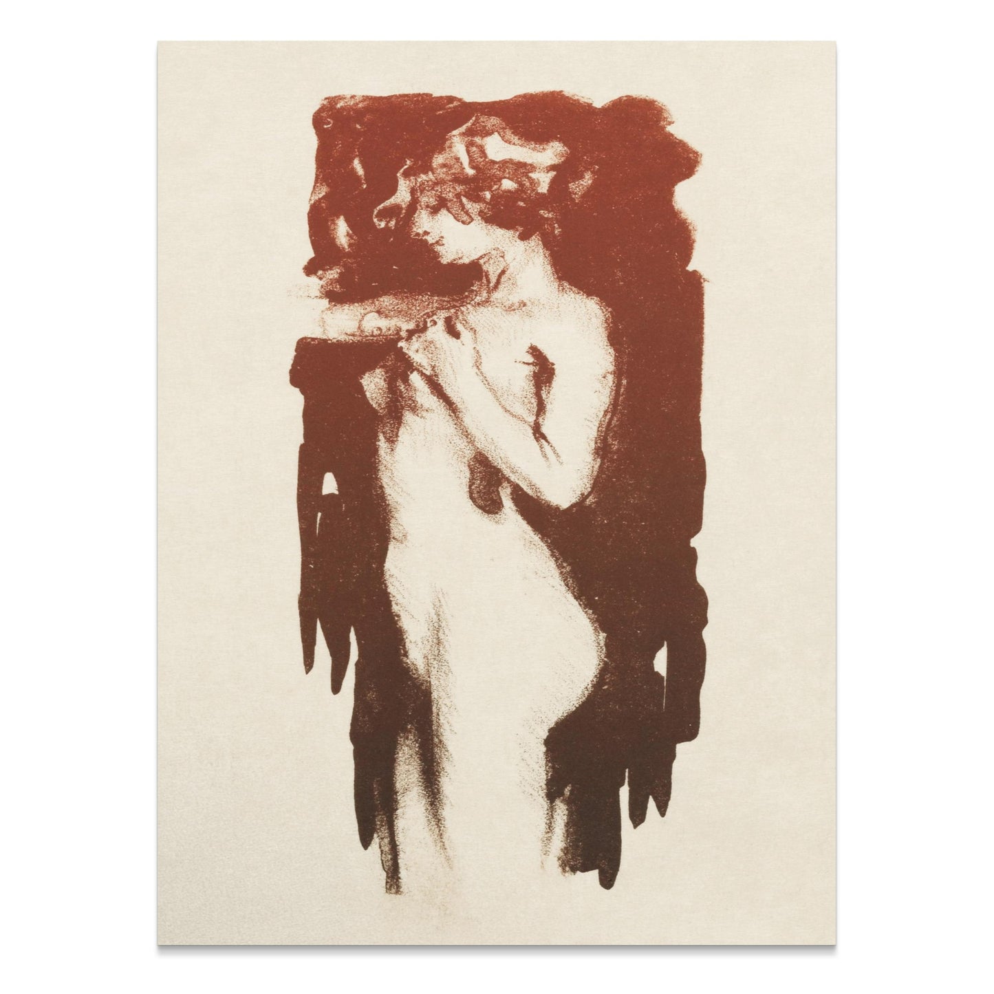 Premium Poster of Vintage Artistic Female Figure Art Nouveau Style Posters